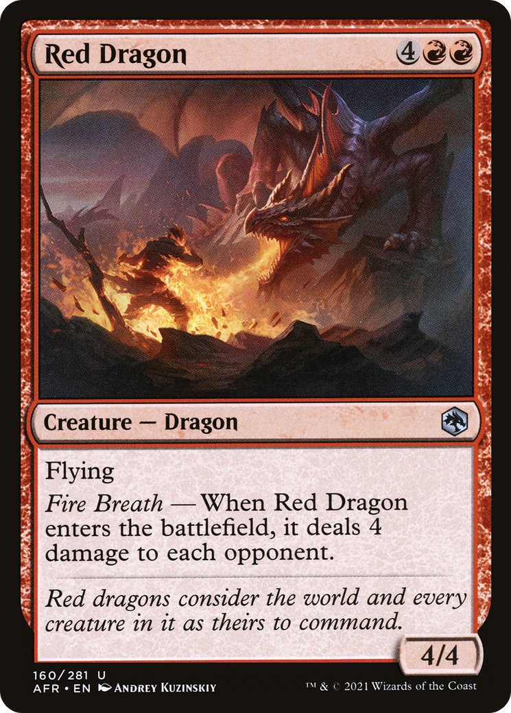 Red Dragon (160) - Adventures in the Forgotten Realms
