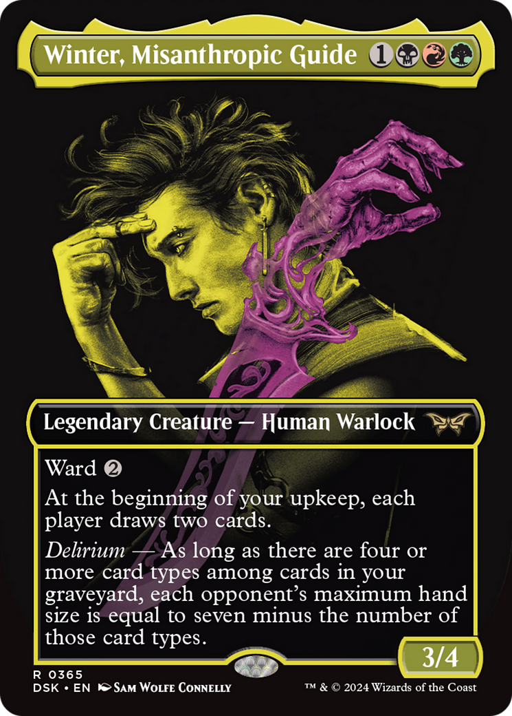 Winter, Misanthropic Guide (Showcase) (365) Foil - Duskmourn: House of Horror