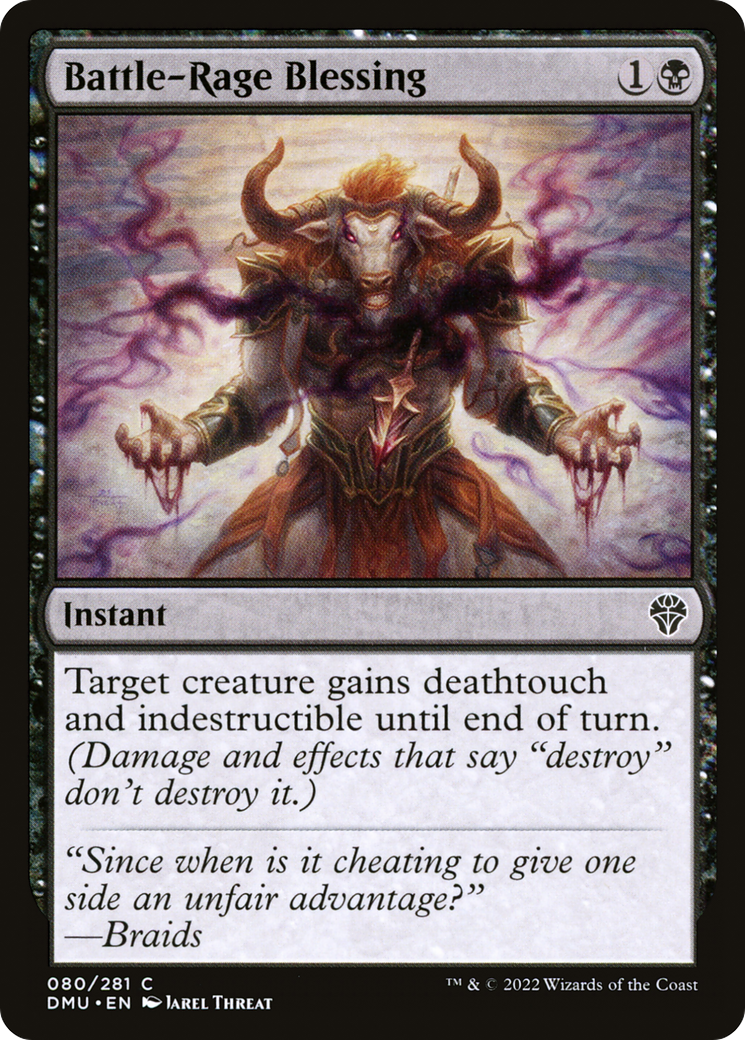 Battle-Rage Blessing (080) Foil - Dominaria United
