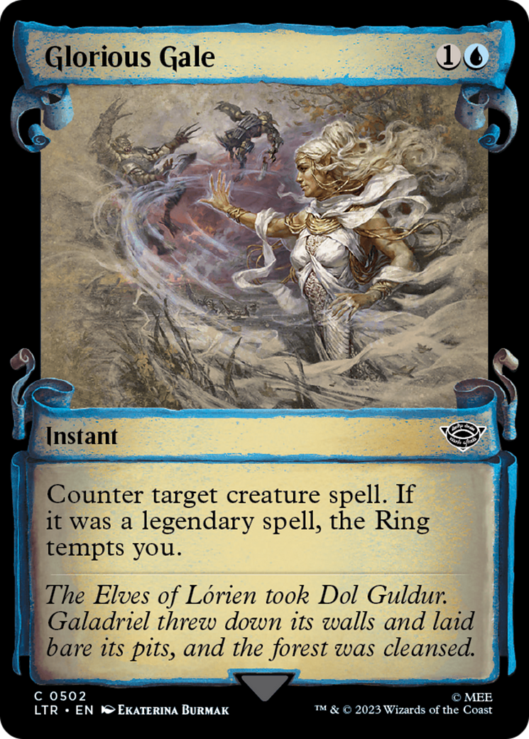 Glorious Gale (Showcase) (502) Foil - The Lord of the Rings: Tales of Middle-earth