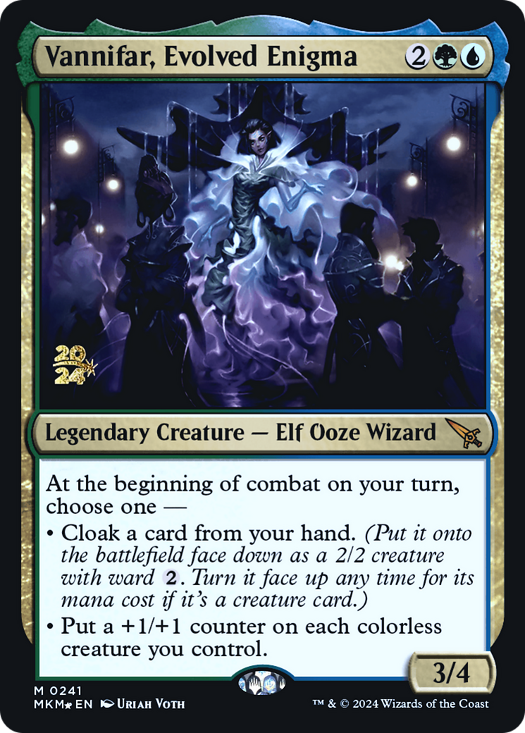 Vannifar, Evolved Enigma (241) Foil - Murders at Karlov Manor Promos