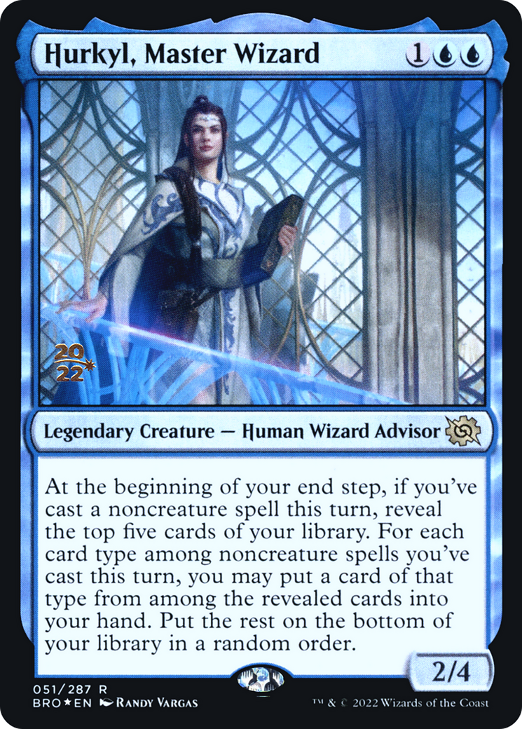 Hurkyl, Master Wizard (51s) Foil - The Brothers' War Promos