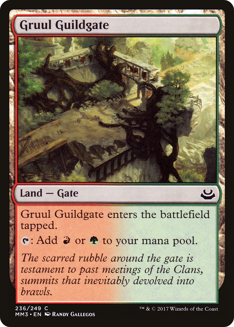 Gruul Guildgate (236) Foil - Modern Masters 2017
