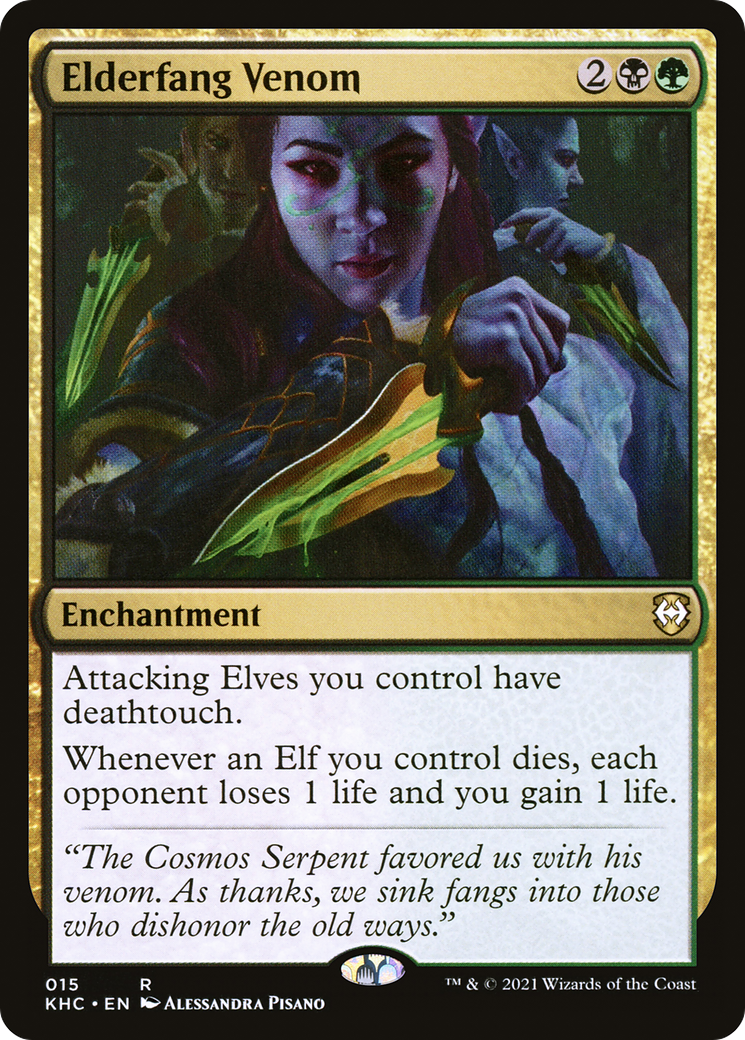 Elderfang Venom (015) - Kaldheim Commander