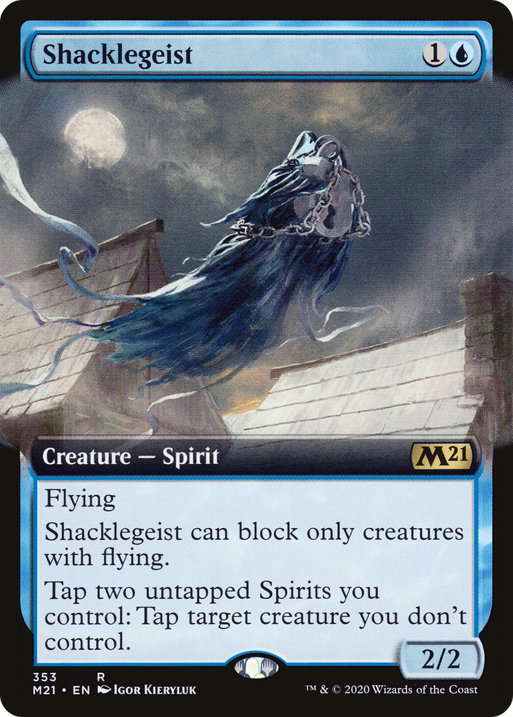 Shacklegeist (Extended Art) (353) - Core Set 2021