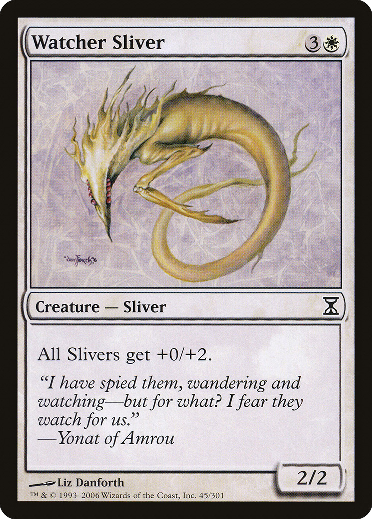Watcher Sliver (045) Foil - Time Spiral