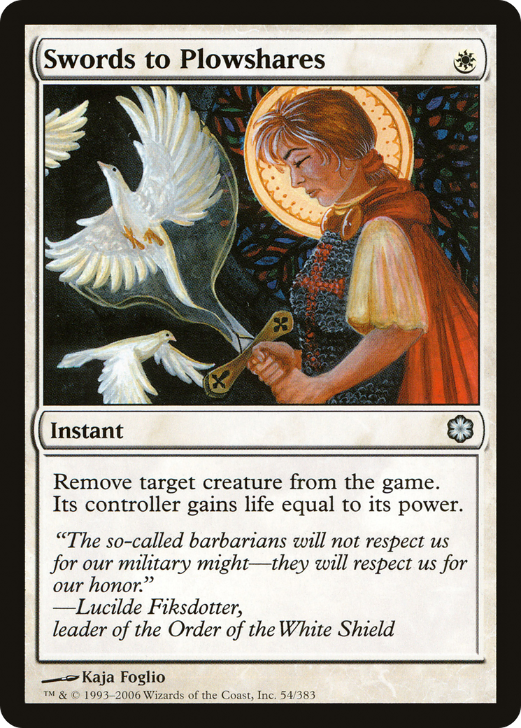 Swords to Plowshares (054) - Coldsnap Theme Decks