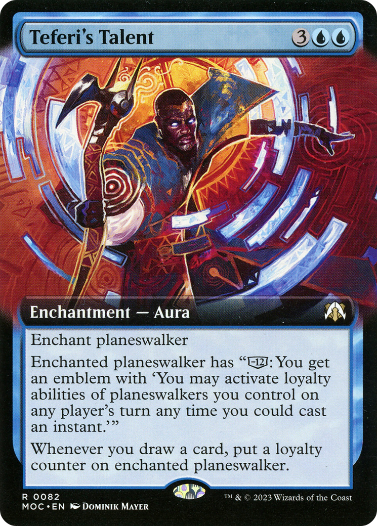 Teferi's Talent (Extended Art) (082) - March of the Machine Commander
