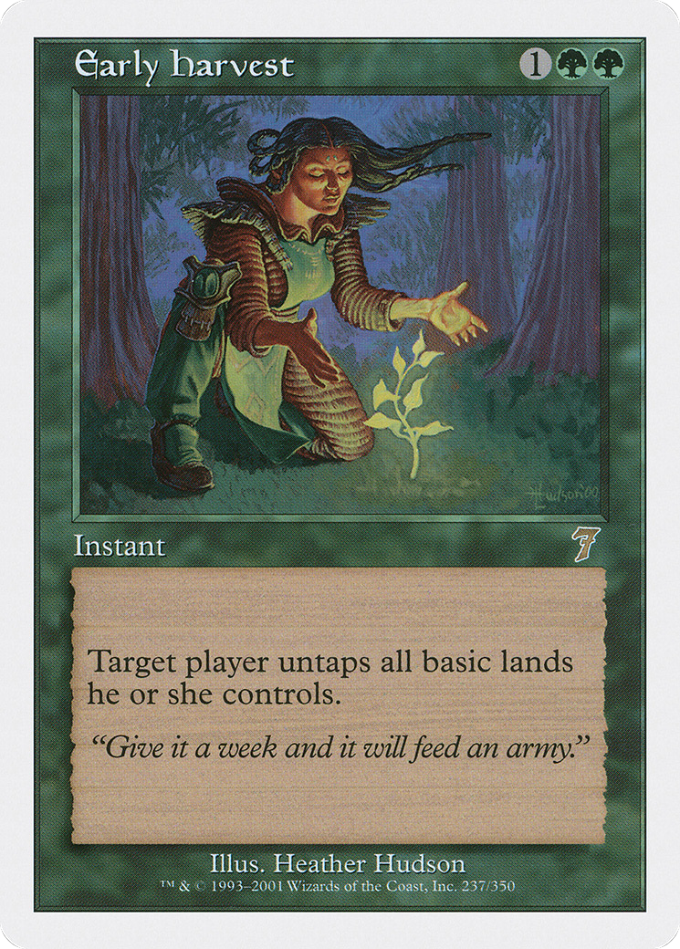 Early Harvest (237) - Seventh Edition