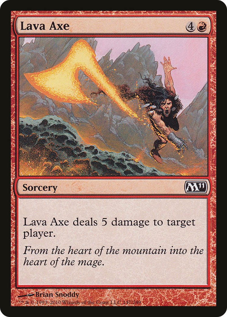 Lava Axe (147) Foil - Magic 2011