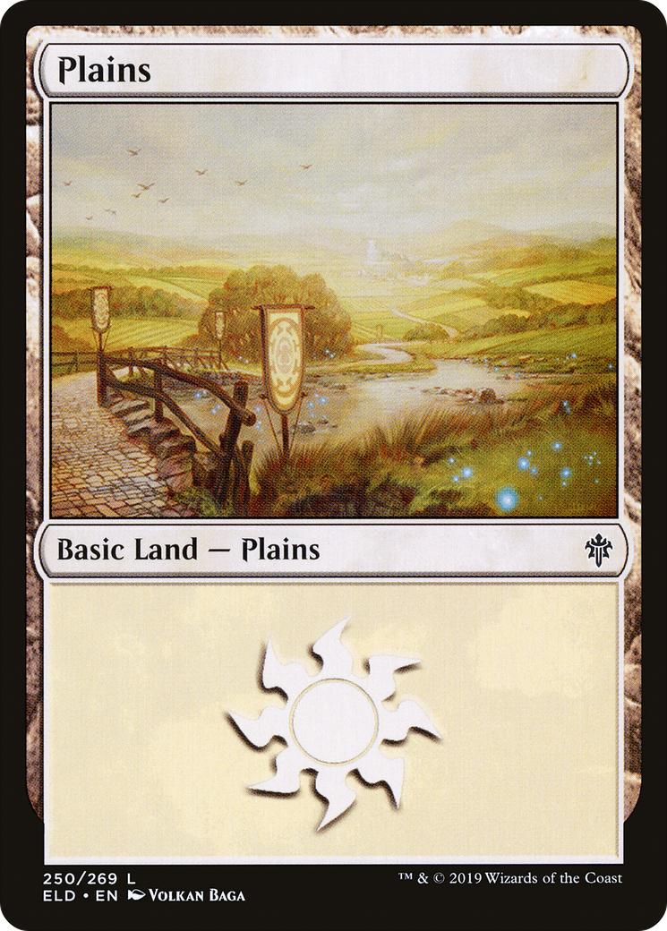 Plains (250) Foil - Throne of Eldraine