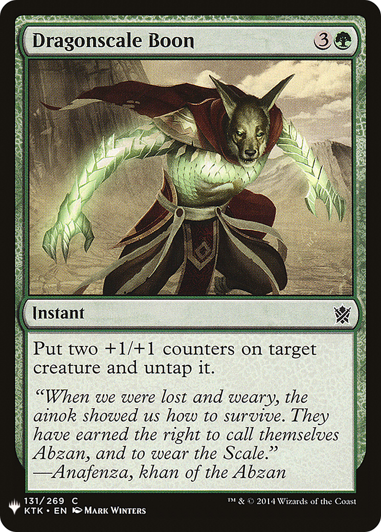 Dragonscale Boon (KTK-131) - The List