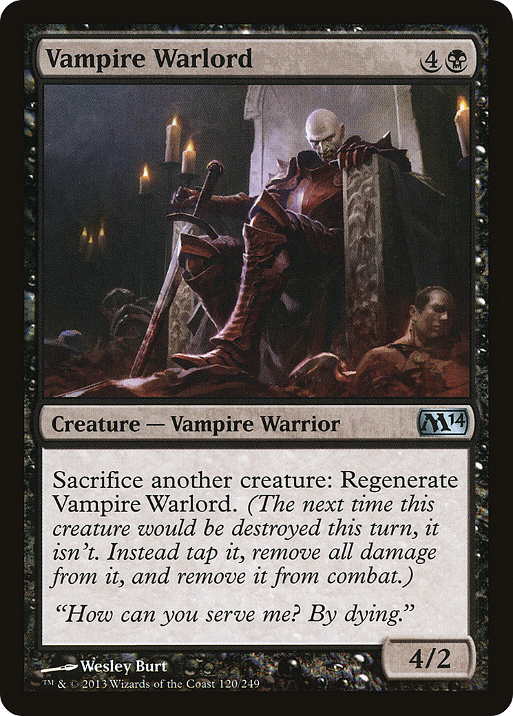 Vampire Warlord (120) Foil - Magic 2014