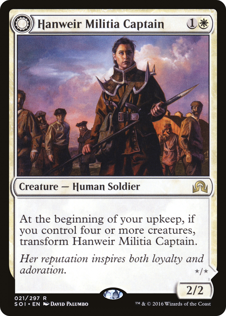 Hanweir Militia Captain (021) - Shadows over Innistrad