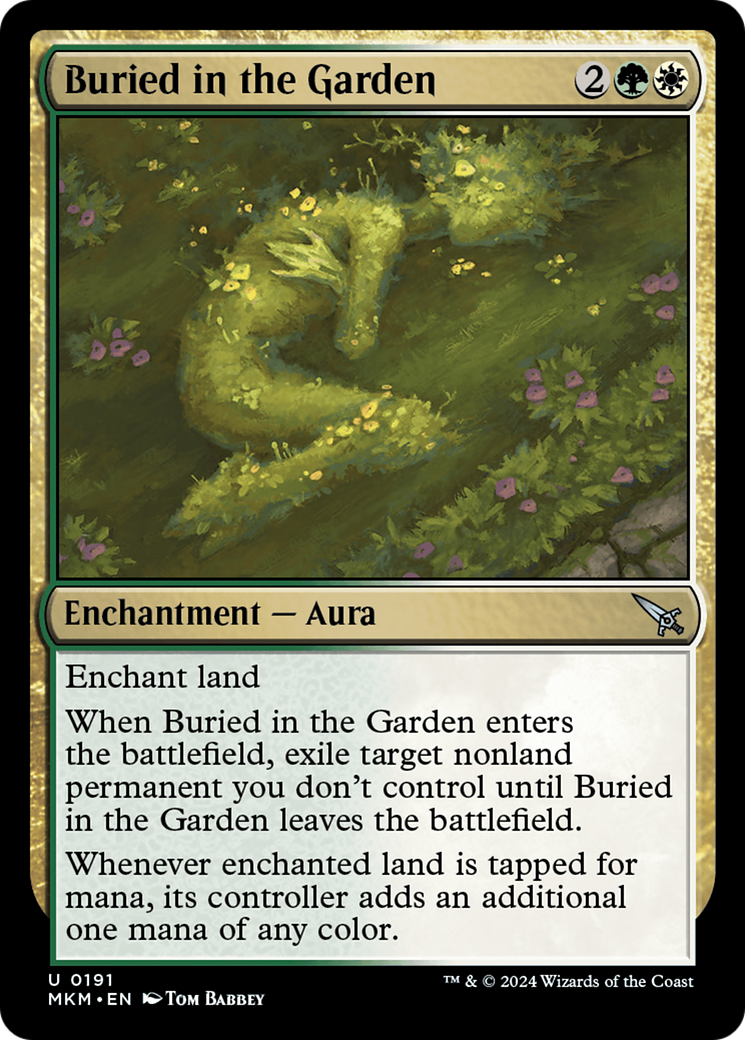 Buried in the Garden (191) Foil - Murders at Karlov Manor