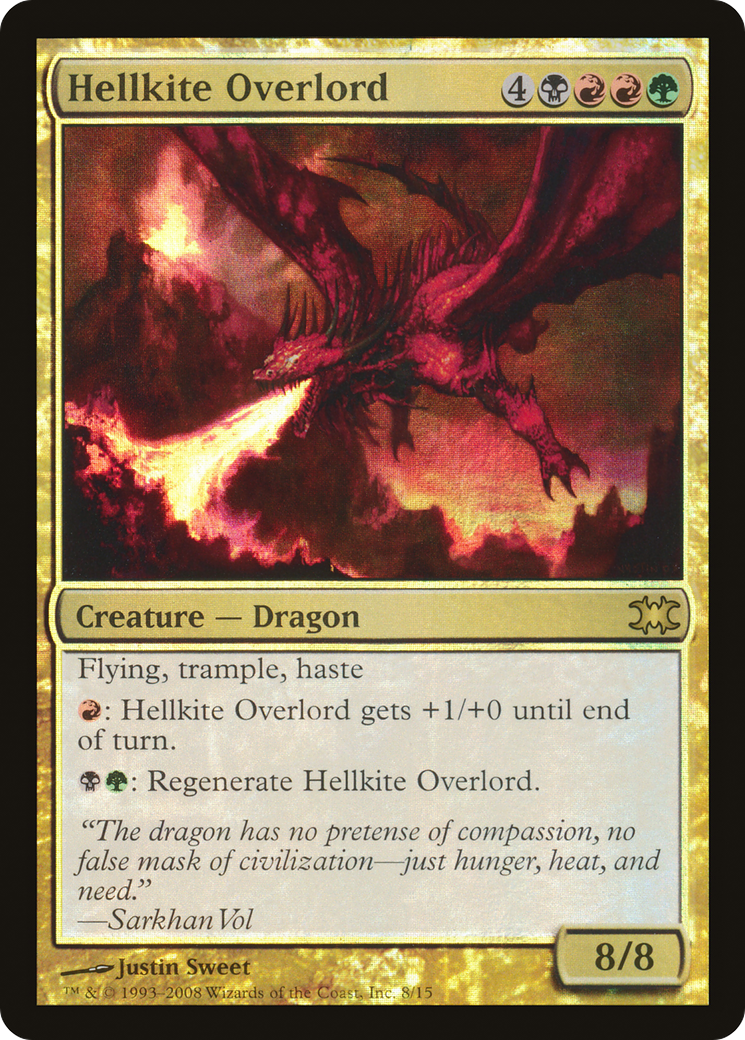 Hellkite Overlord (008) Foil - From the Vault: Dragons