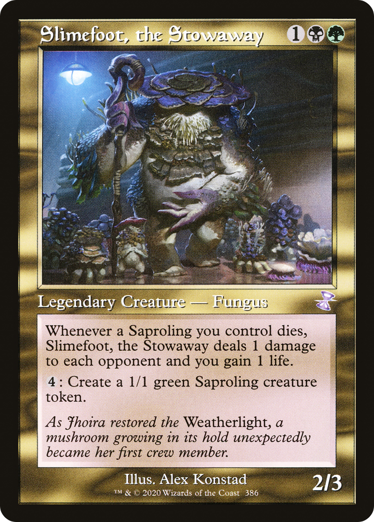 Slimefoot, the Stowaway (Retro) (386) Foil - Time Spiral Remastered