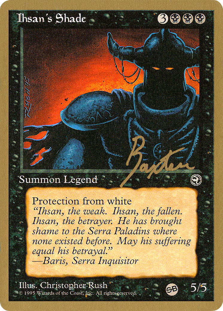 Ihsan's Shade - 1996 George Baxter (HML) (SB) - Pro Tour Collector Set