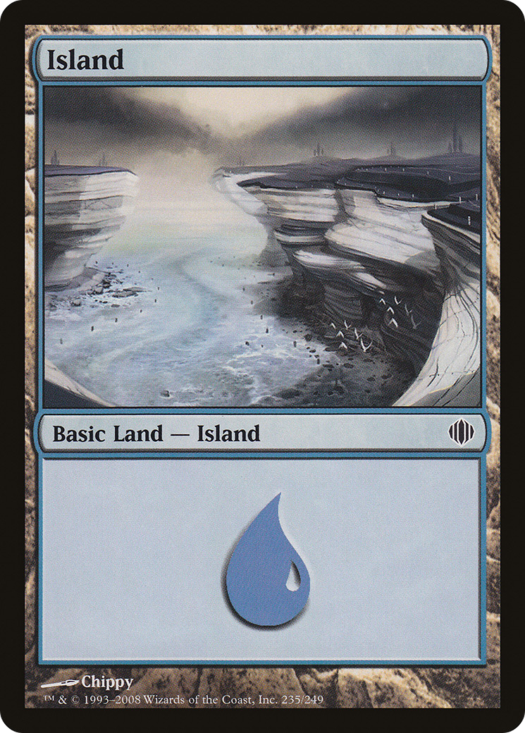 Island (235) Foil - Shards of Alara