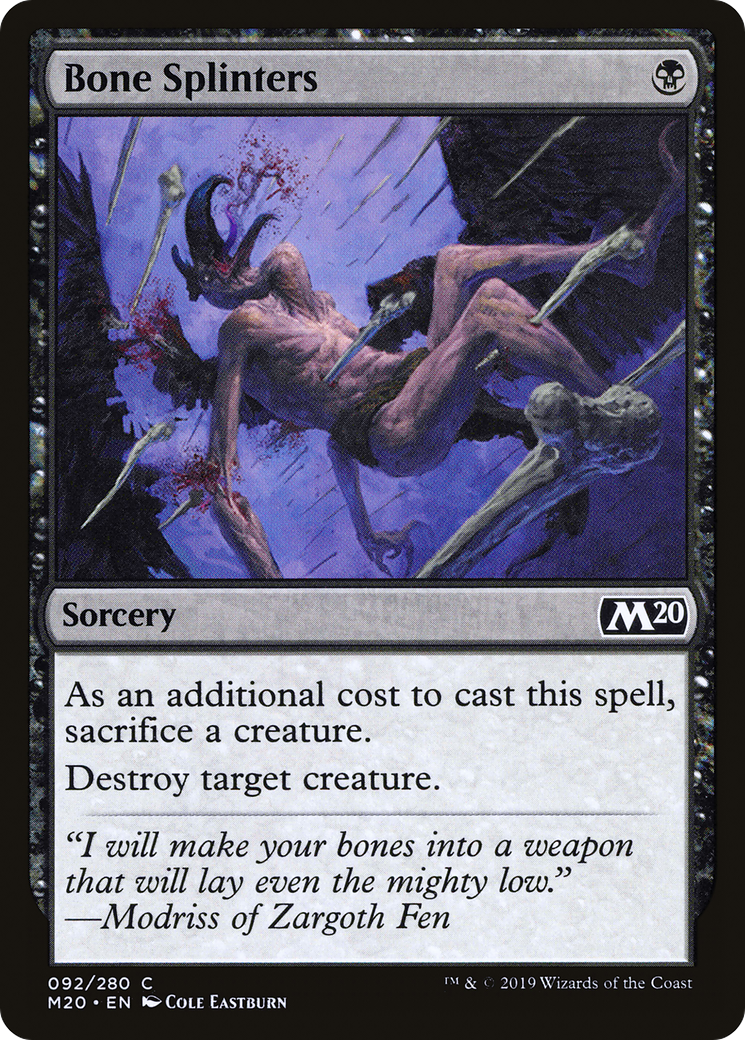 Bone Splinters (092) - Core Set 2020