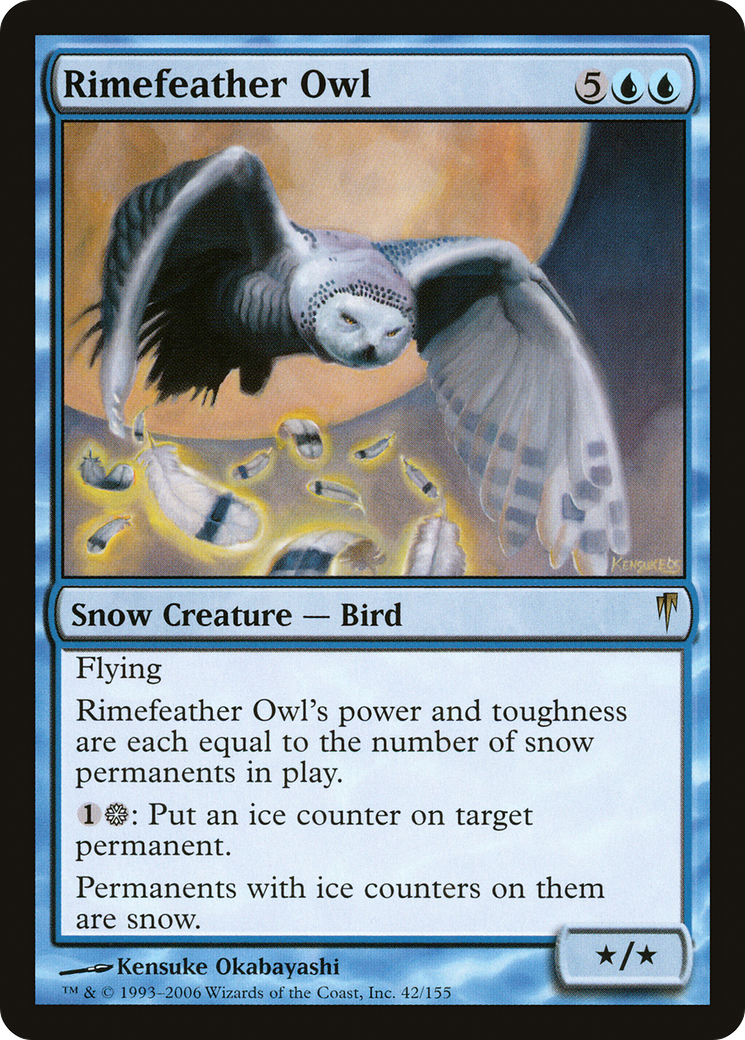 Rimefeather Owl (042) - Coldsnap