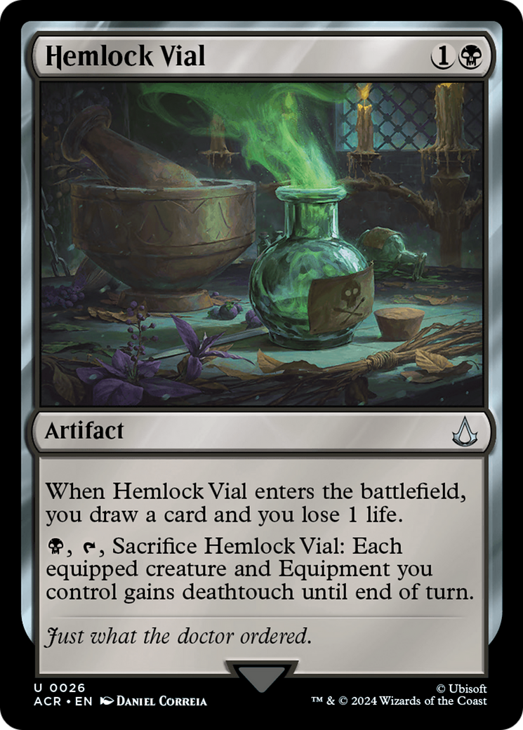 Hemlock Vial (026) Foil - Assassin's Creed
