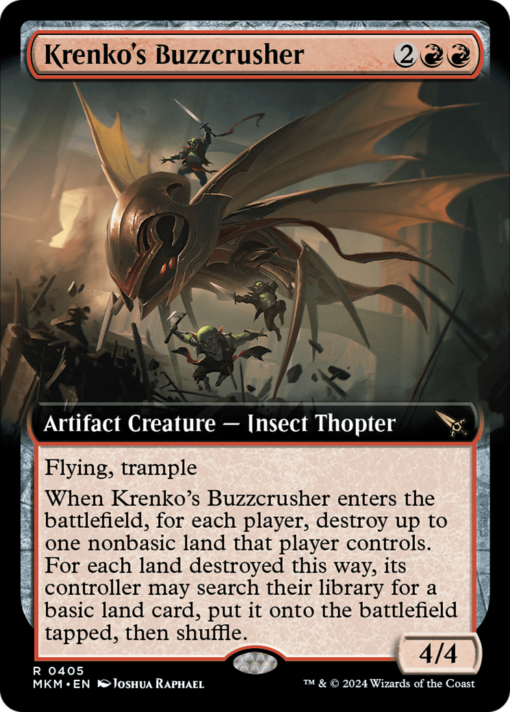 Krenko's Buzzcrusher (Extended Art) (405) - Murders at Karlov Manor