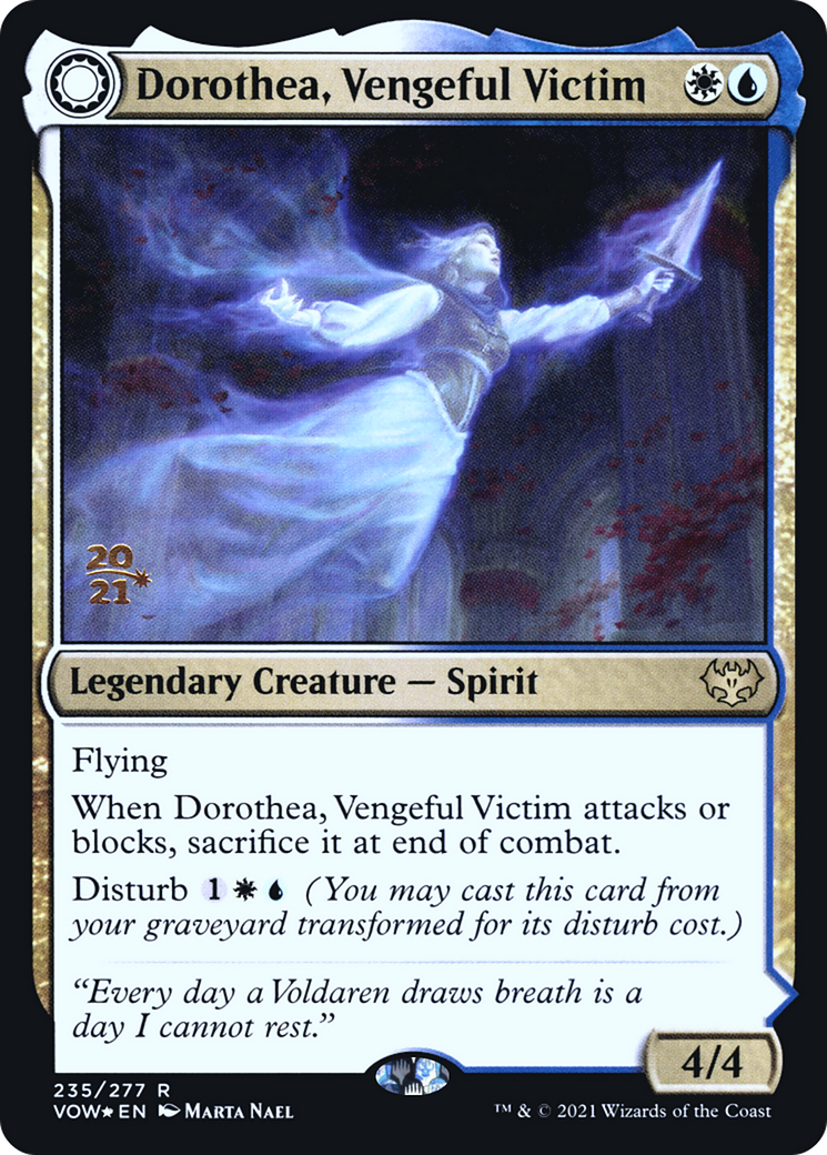 Dorothea, Vengeful Victim // Dorothea's Retribution (235s) Foil - Innistrad: Crimson Vow Promos