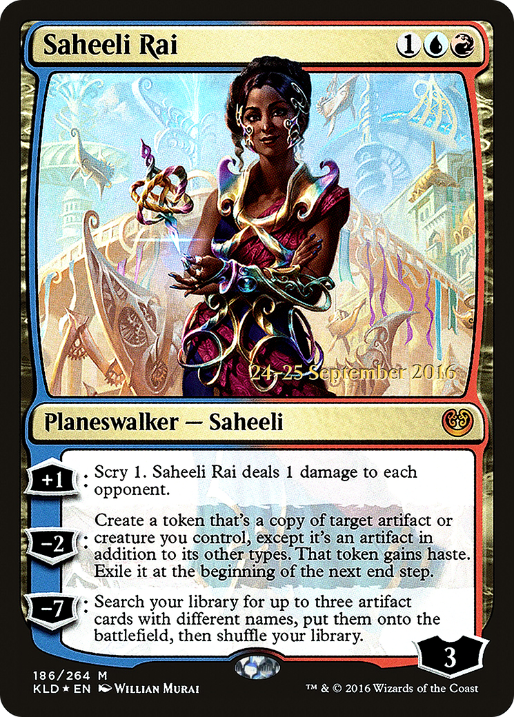 Saheeli Rai (186) Foil - Kaladesh Promos
