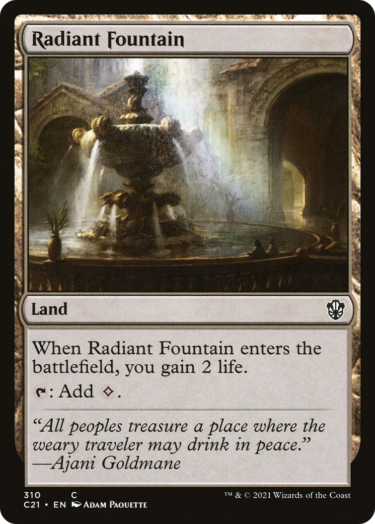 Radiant Fountain (310) - Commander 2021