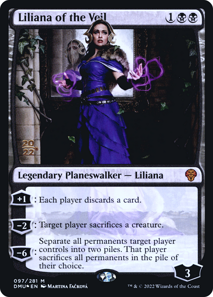 Liliana of the Veil (97s) Foil - Dominaria United Promos