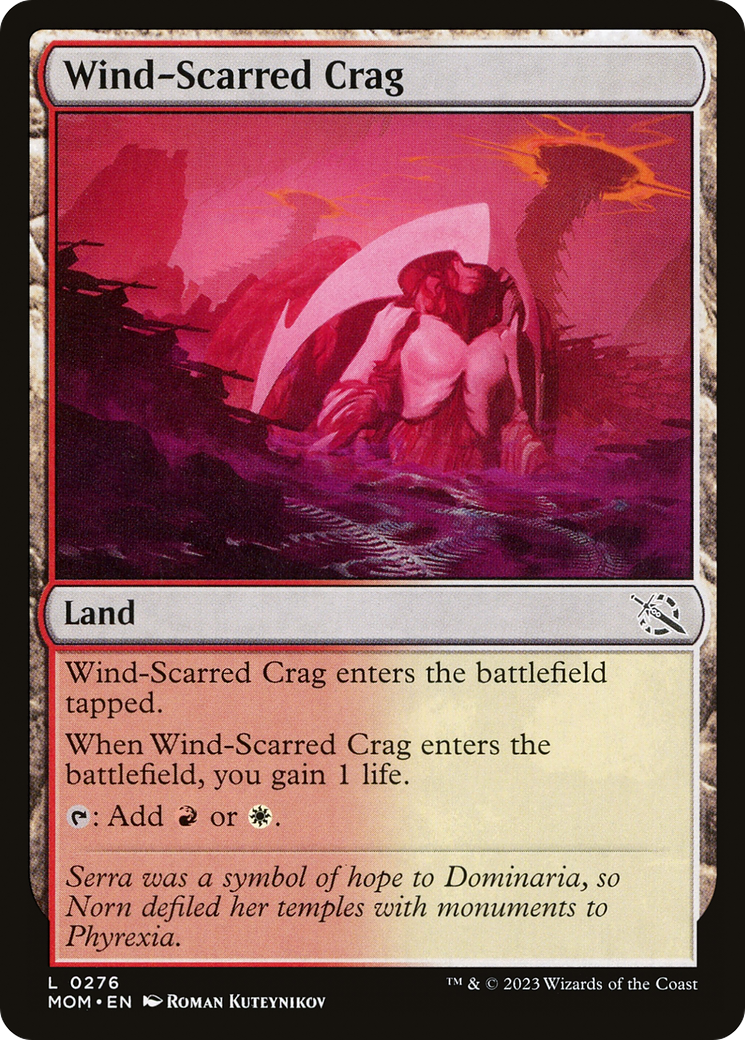 Wind-Scarred Crag (276) Foil - March of the Machine