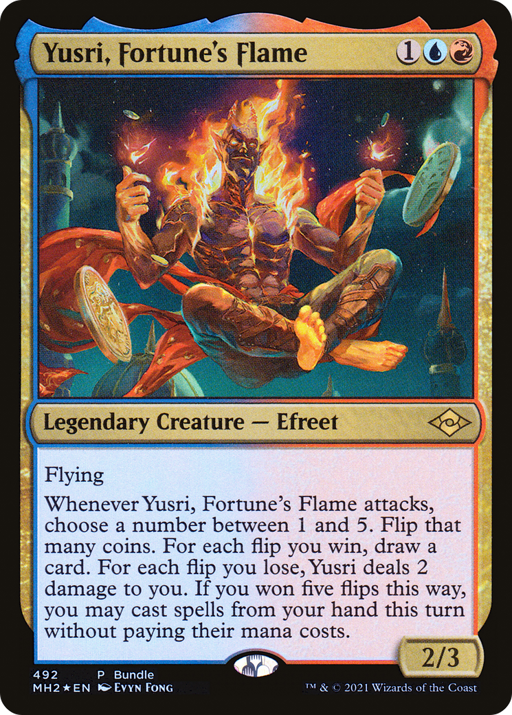 Yusri, Fortune's Flame (MH2 Bundle) (492) Foil - Modern Horizons 2