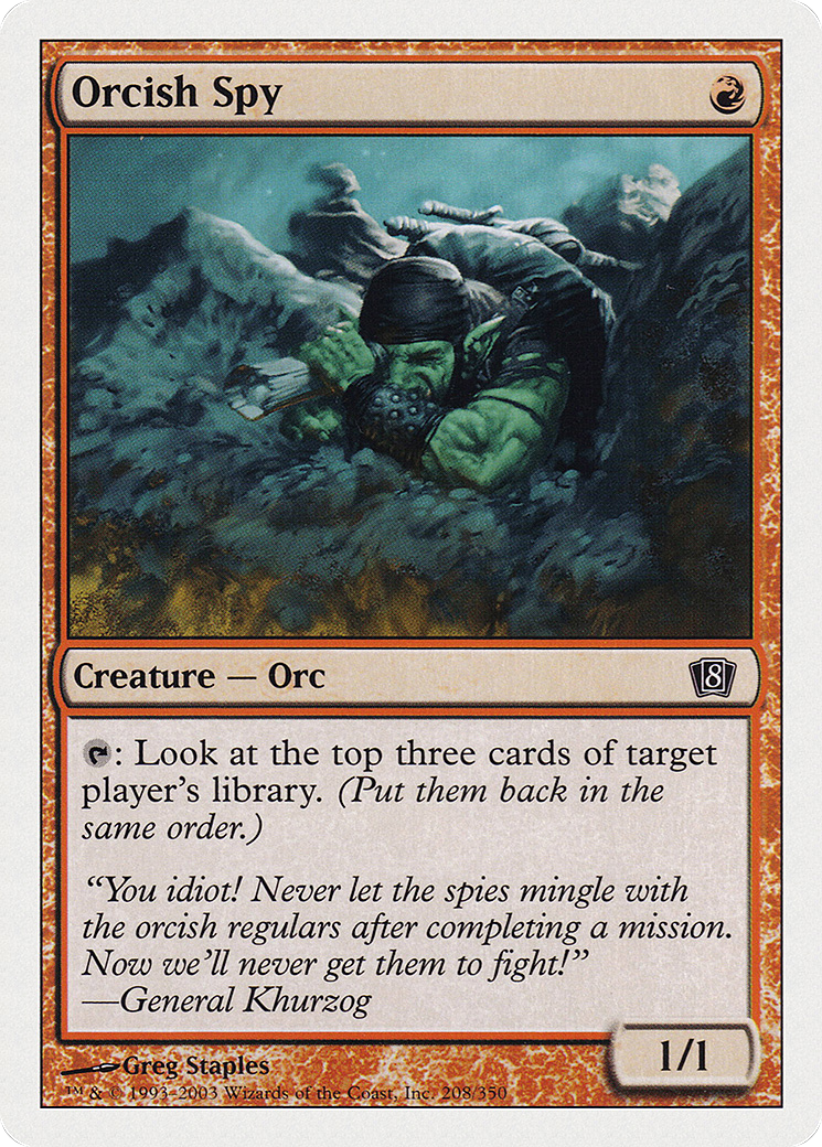 Orcish Spy (208) - Eighth Edition