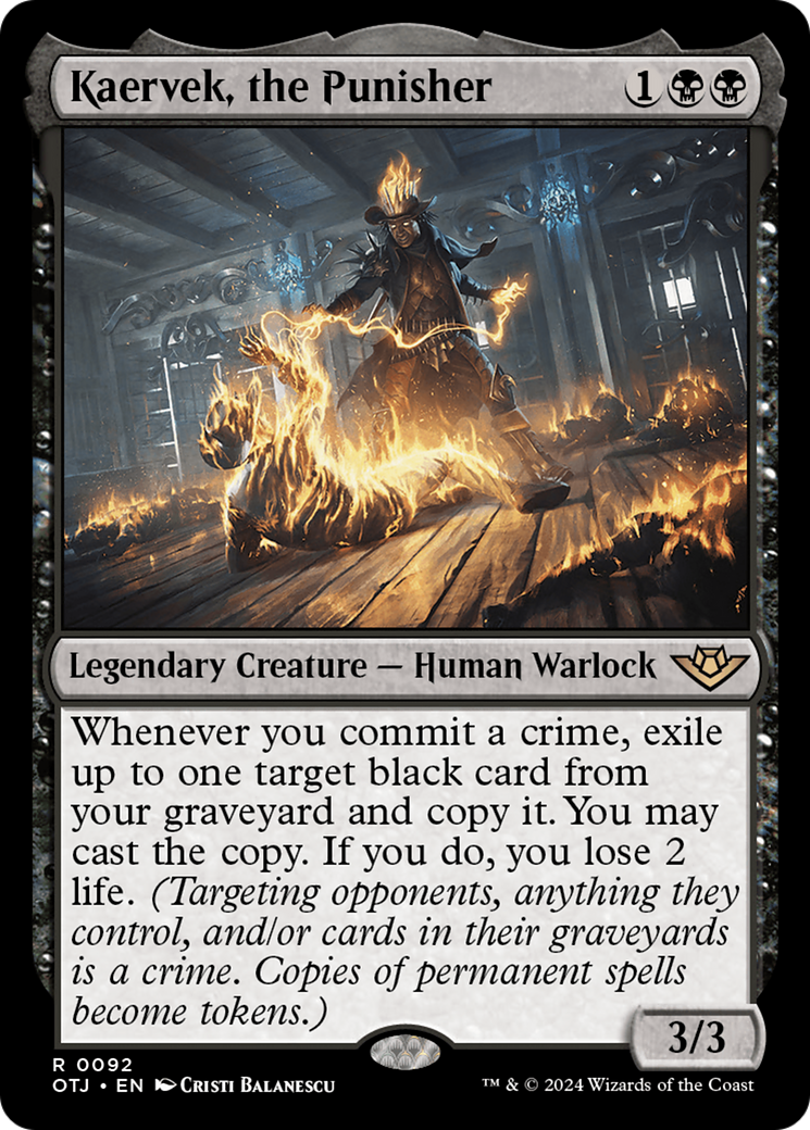 Kaervek, the Punisher (092) Foil - Outlaws of Thunder Junction