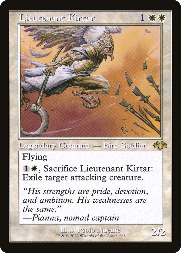 Lieutenant Kirtar (Retro) (265) - Dominaria Remastered