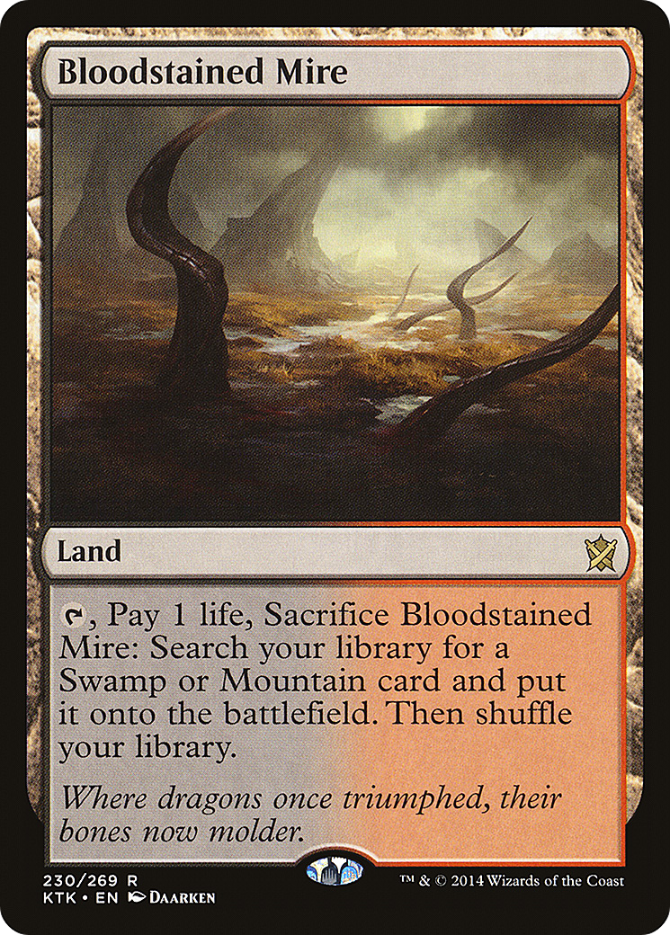 Bloodstained Mire (230) - Khans of Tarkir