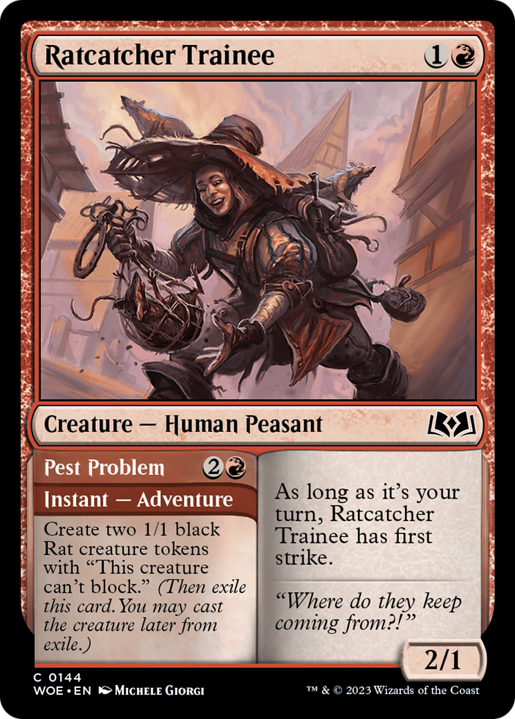 Ratcatcher Trainee (144) - Wilds of Eldraine