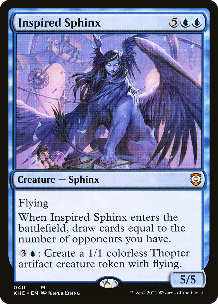 Inspired Sphinx (040) - Kaldheim Commander