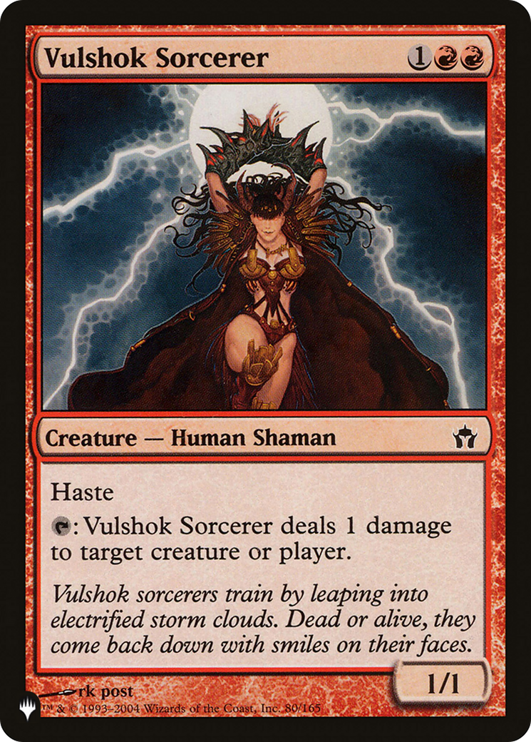Vulshok Sorcerer (5DN-80) - The List