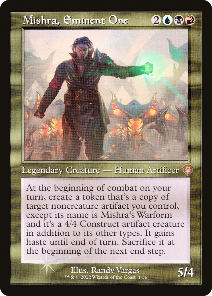 Mishra, Eminent One (Retro) (001) - The Brothers' War Commander