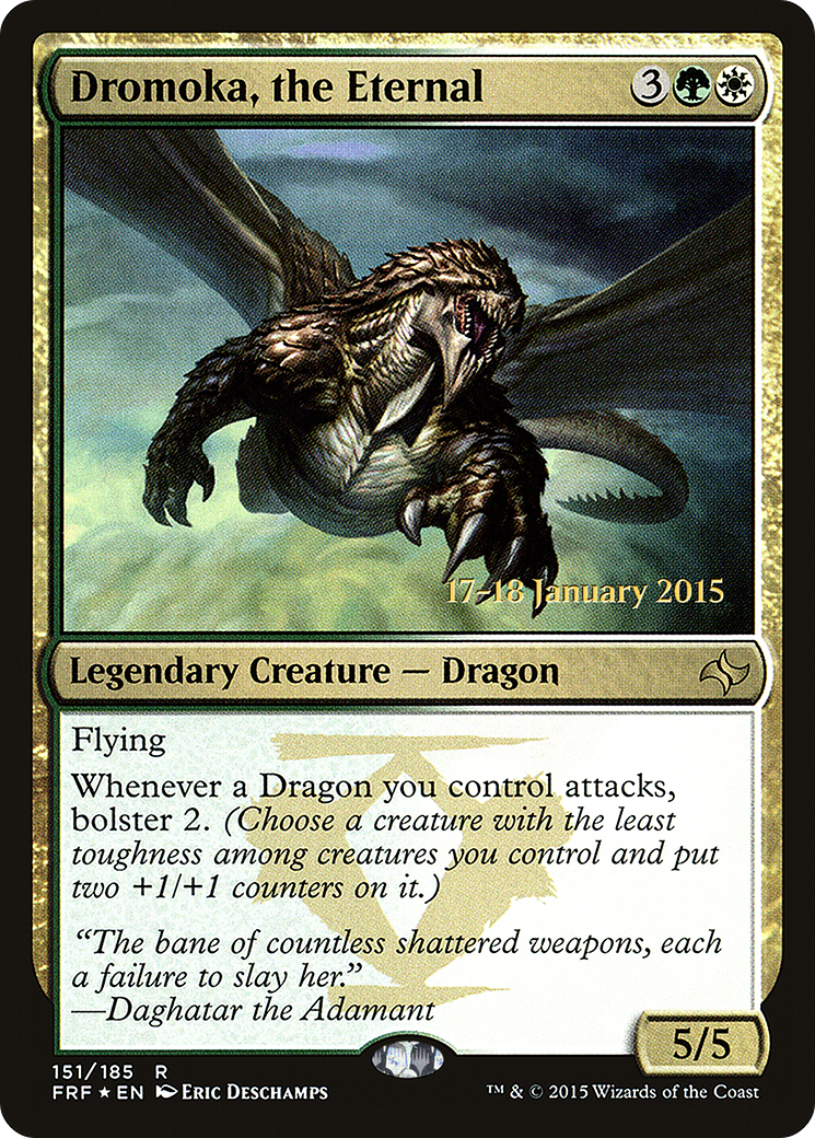 Dromoka, the Eternal (151s) Foil - Fate Reforged Promos
