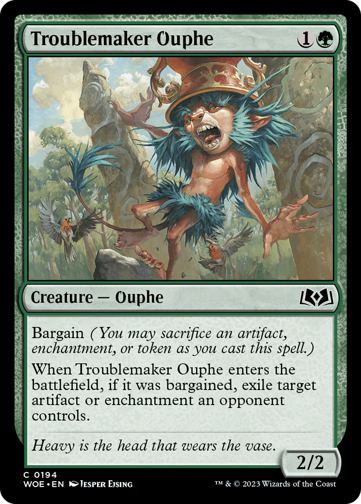 Troublemaker Ouphe (194) - Wilds of Eldraine