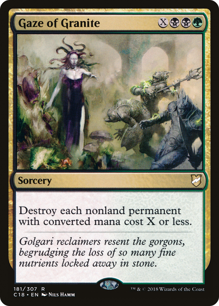 Gaze of Granite (181) - Commander 2018