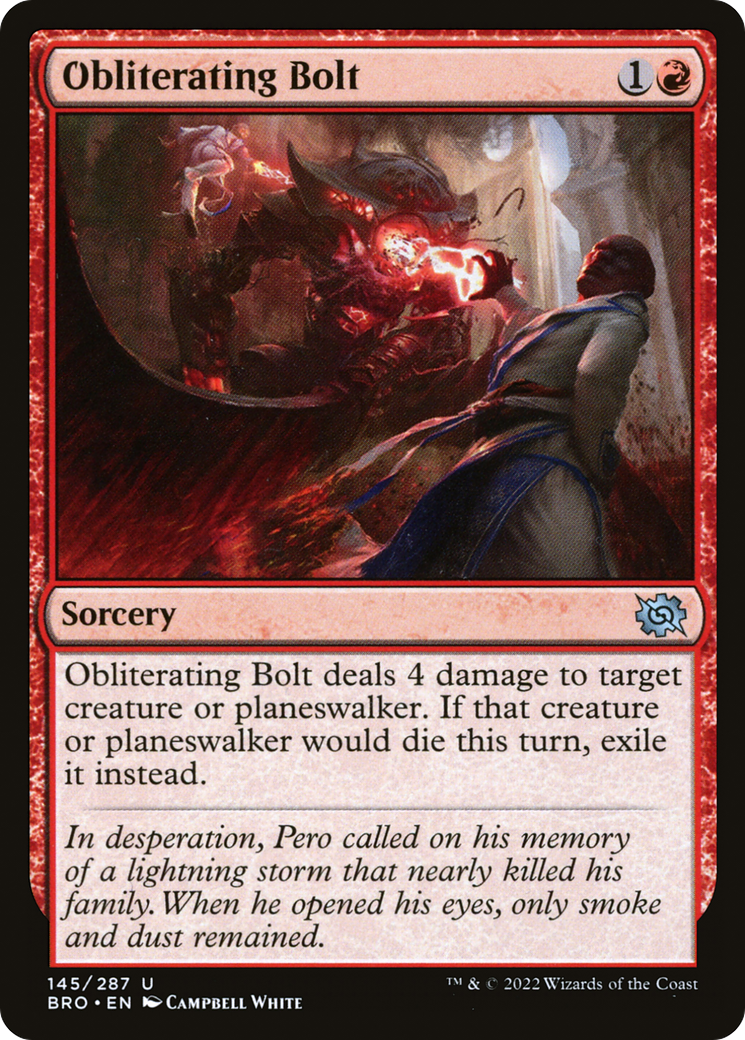 Obliterating Bolt (145) - The Brothers' War