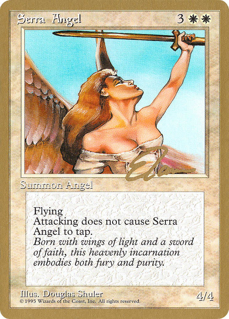 Serra Angel - 1996 Eric Tam (4ED) - Pro Tour Collector Set