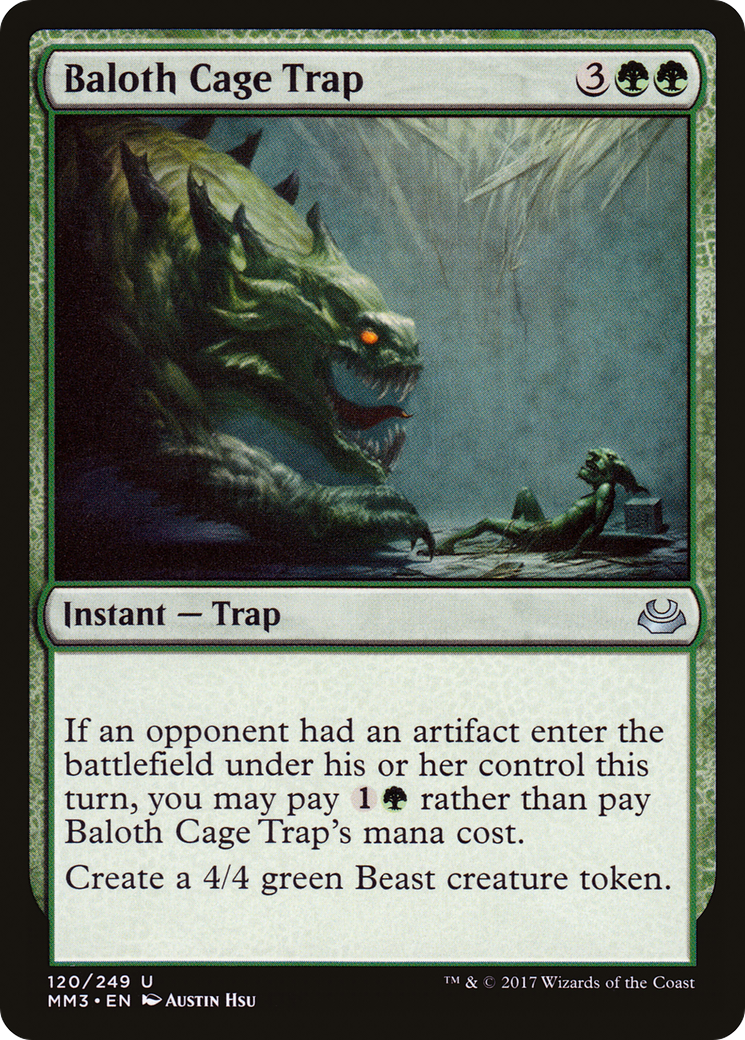 Baloth Cage Trap (120) Foil - Modern Masters 2017