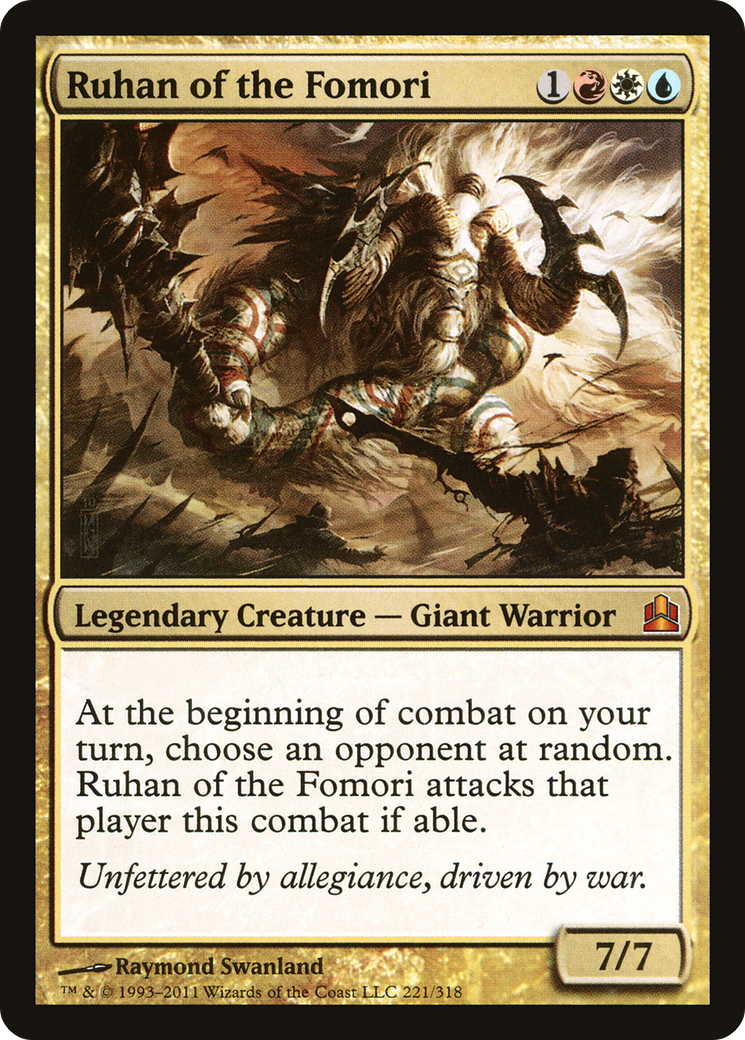 Ruhan of the Fomori (221) - Commander 2011