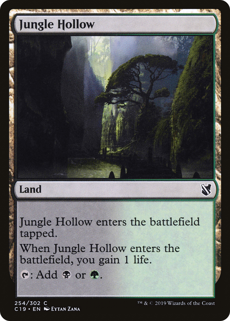 Jungle Hollow (254) - Commander 2019