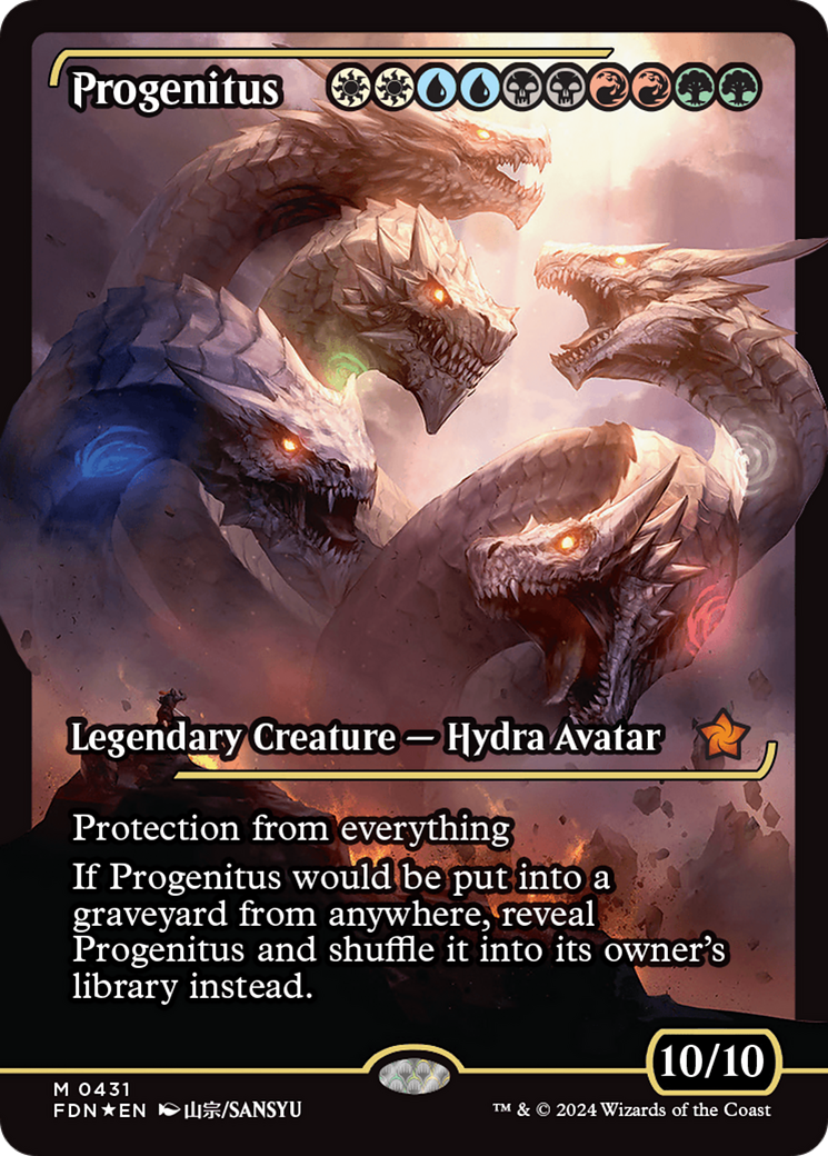 Progenitus (Showcase) (431) Foil - Foundations